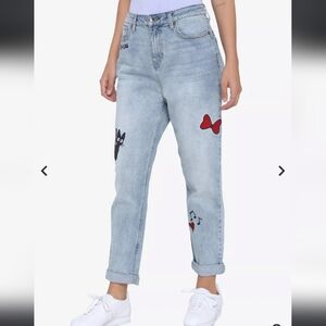 Her Universe Studio Ghibli Kiki's Delivery Service Embroidered Mom Jeans Size 9
